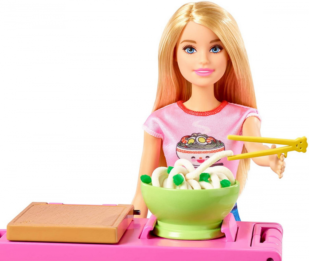 Barbie set de joaca pregateste noodles, varsta de la 4 ani la 10 ani [7]