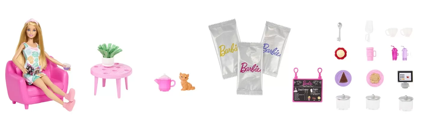Barbie set papusa barbie si ceainarie, varsta de la 5 ani la 12 ani [2]