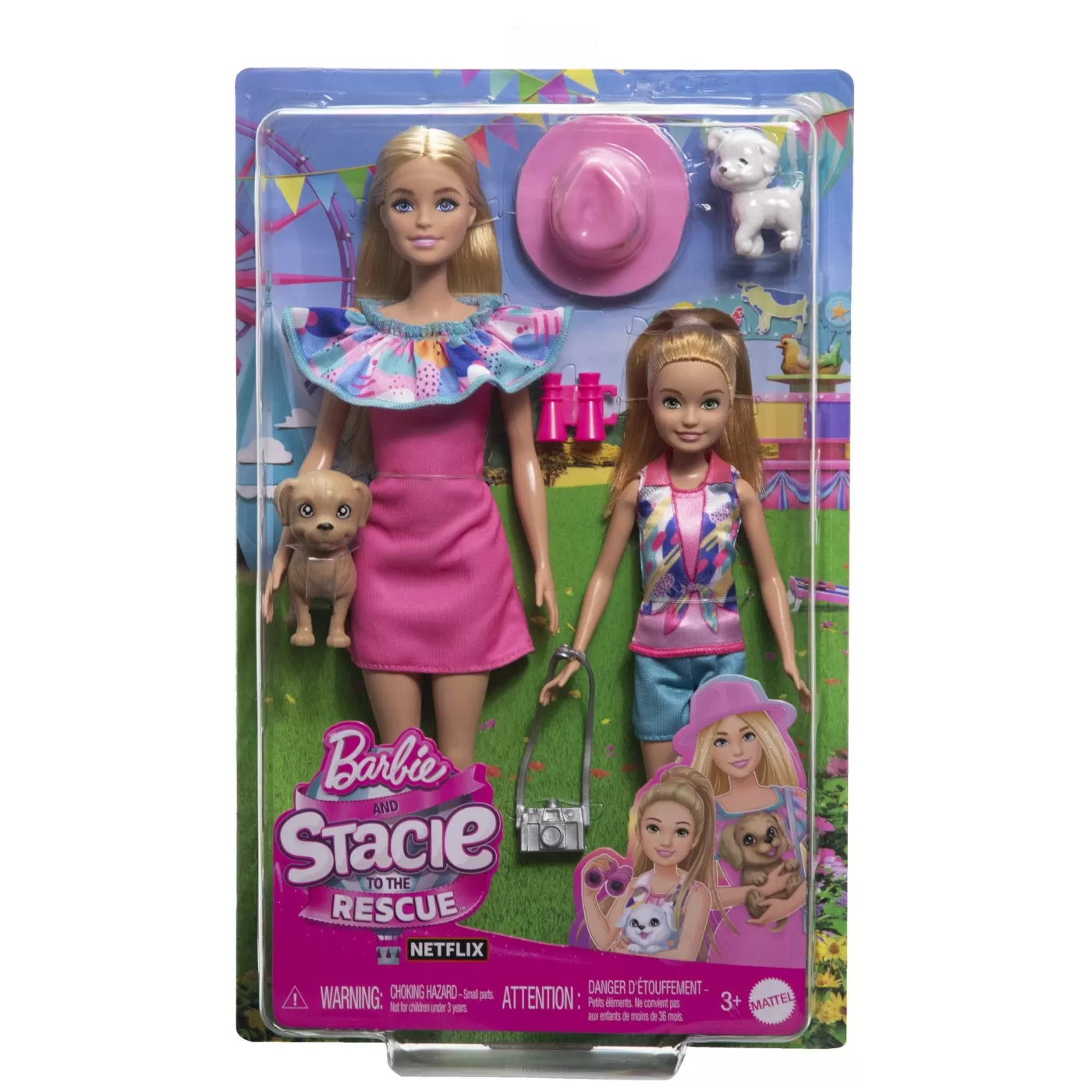Barbie si stacie set papusa barbie si papusa stacie iubitoare de catei, varsta de la 3 ani la 7 ani [1]