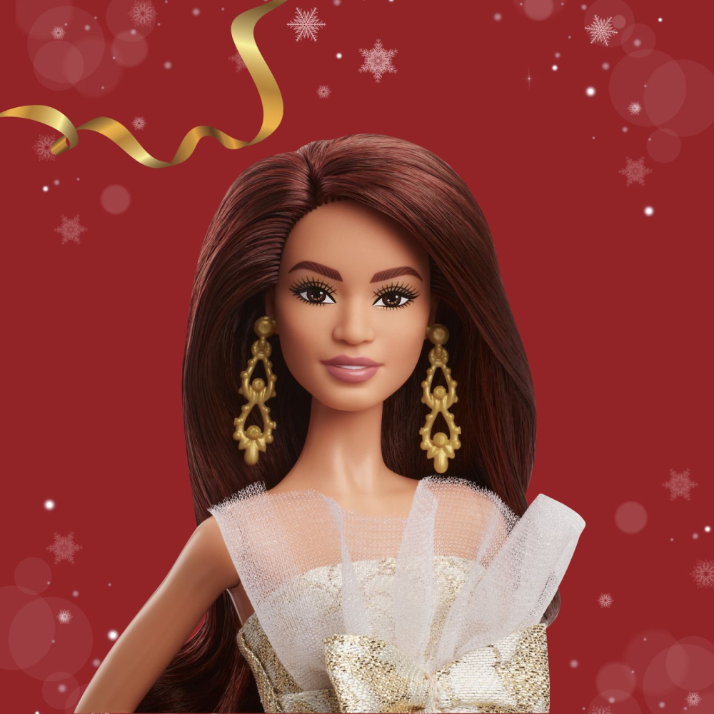 Barbie signature papusa barbie bruneta de sarbatori 2025 copii varsta 6 ani - 12 ani [9]