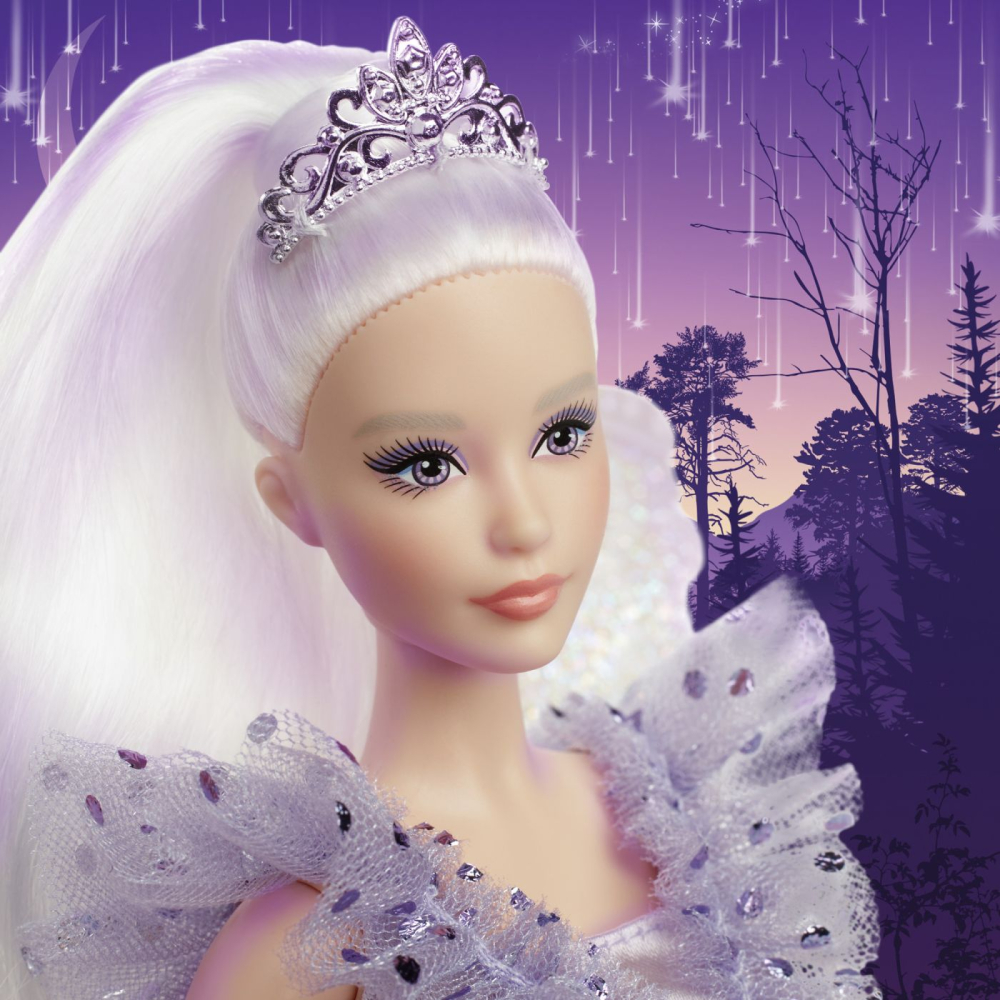 Barbie signature papusa barbie zana maseluta cu aripi de zana bagheta si geanta [7]