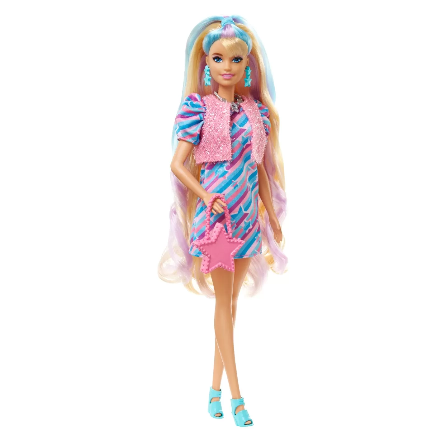 Barbie totally hair papusa barbie blonda, varsta de la 3 ani la 12 ani [2]