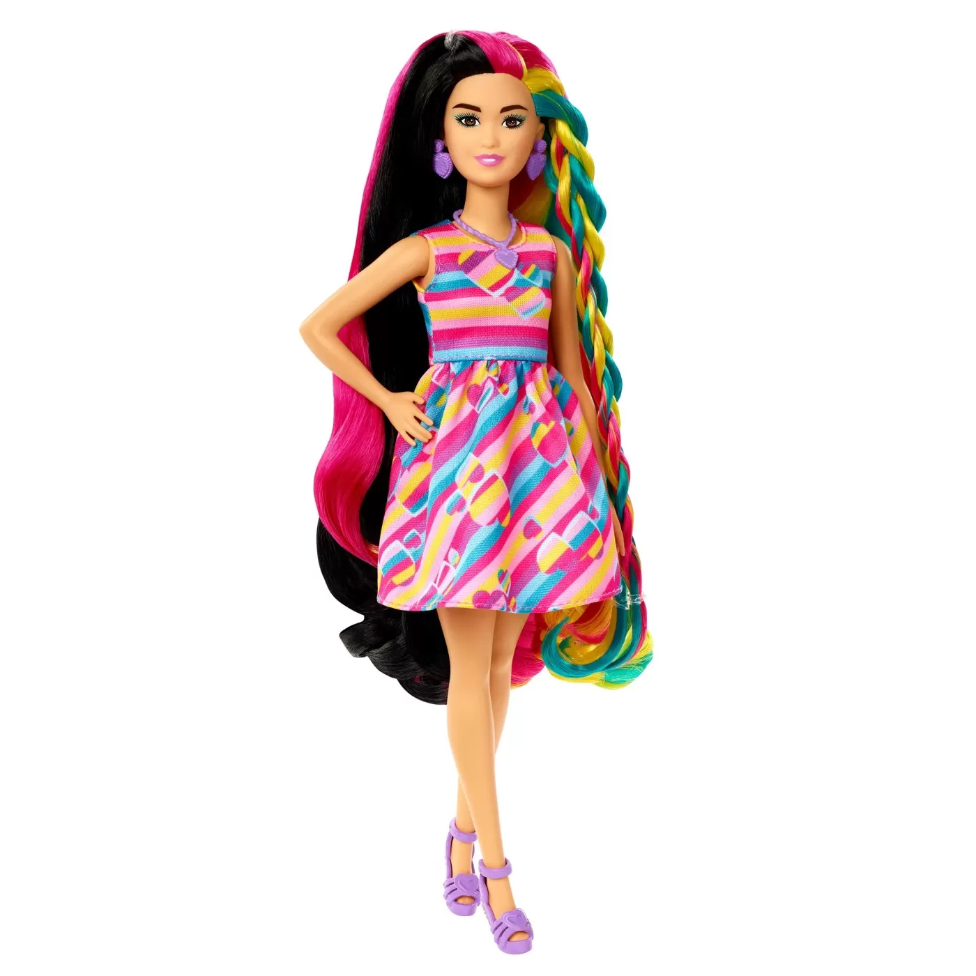 Barbie totally hair papusa barbie bruneta, varsta de la 3 ani la 12 ani [9]