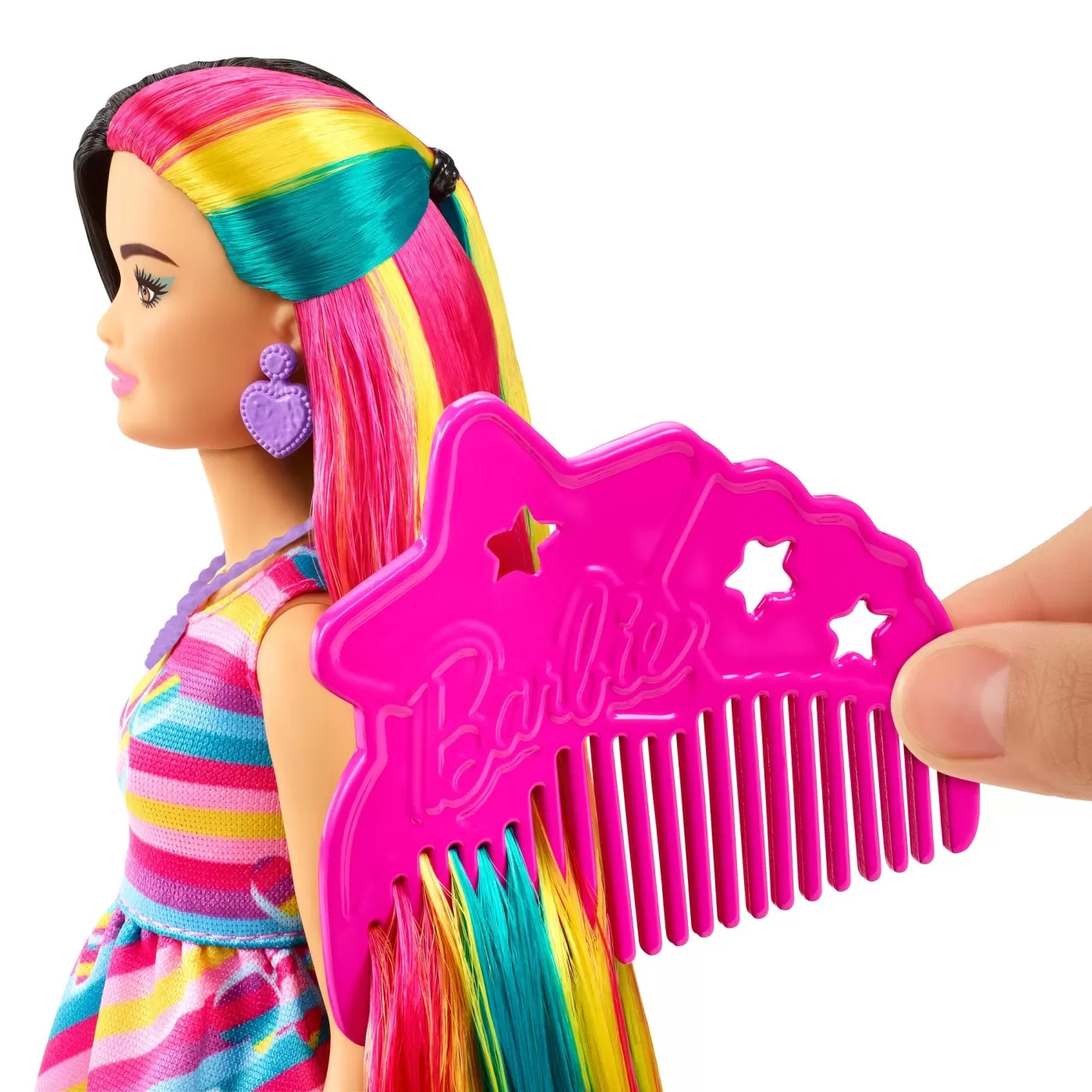 Barbie totally hair papusa barbie bruneta, varsta de la 3 ani la 12 ani [7]