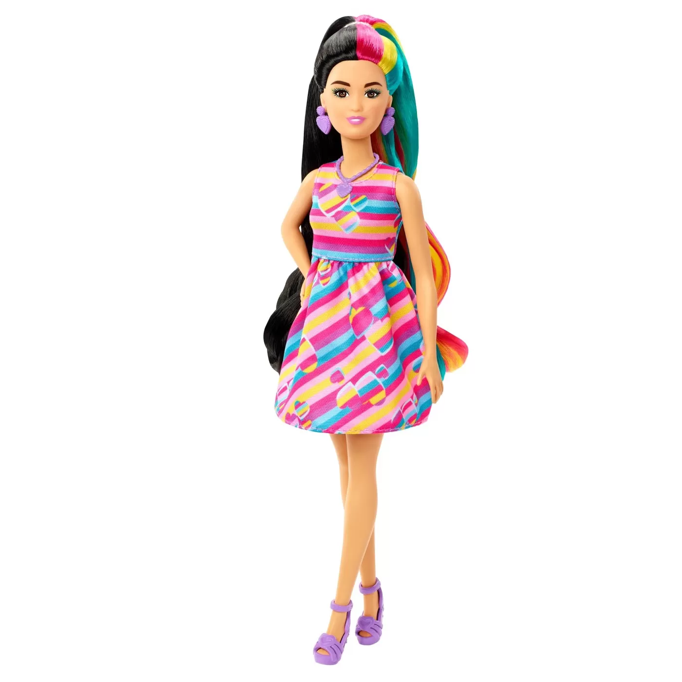 Barbie totally hair papusa barbie bruneta, varsta de la 3 ani la 12 ani [8]
