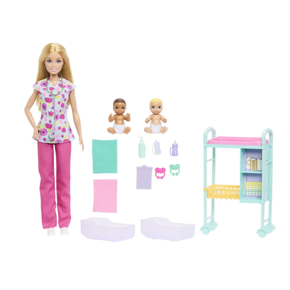 Barbie you can be anything papusa doctor pediatru cu accesorii copii varsta 3 ani - 8 ani [2]