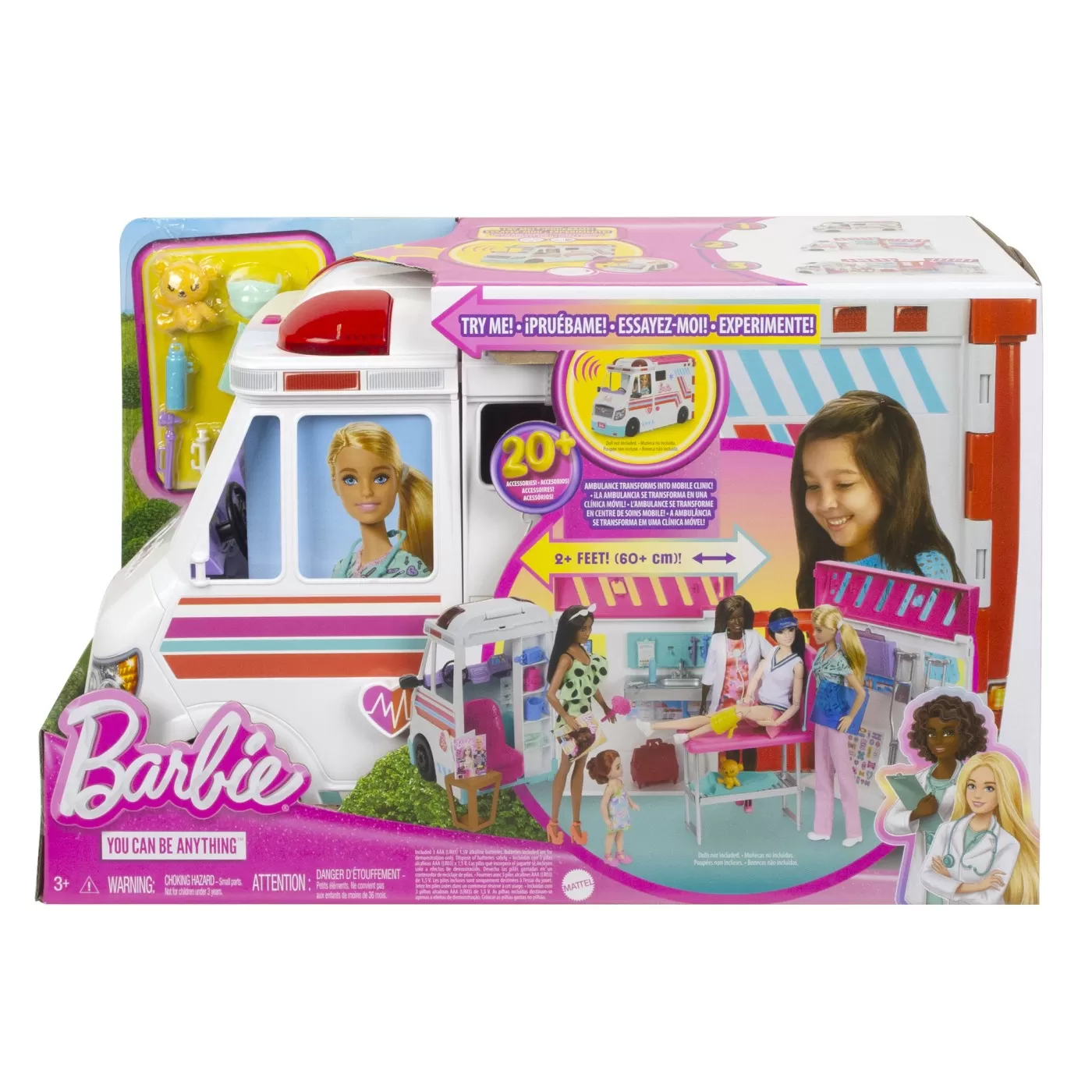 Barbie you can be masina clinica de ingrijire, varsta de la 3 ani la 7 ani [1]