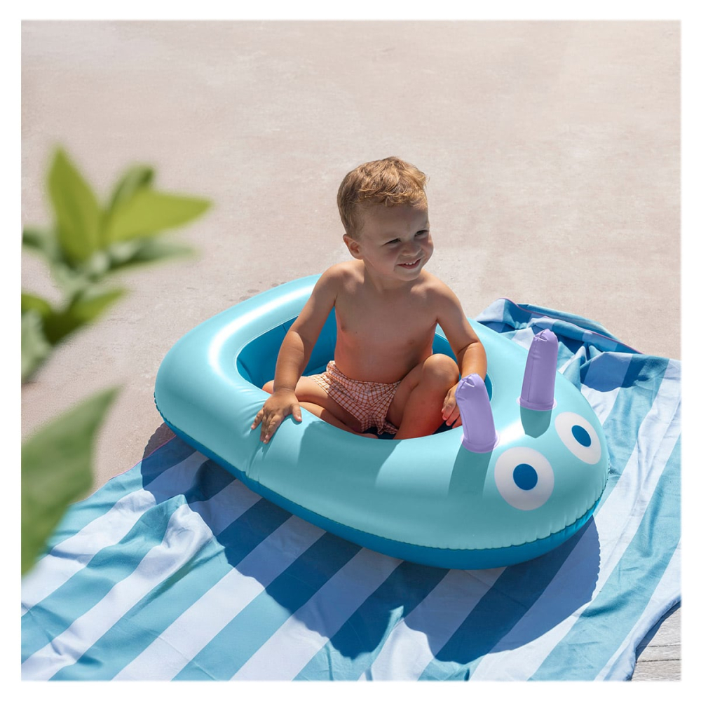 Barcuta gonflabila, albastru, Quut Toys, copii varsta 3-7 ani [3]