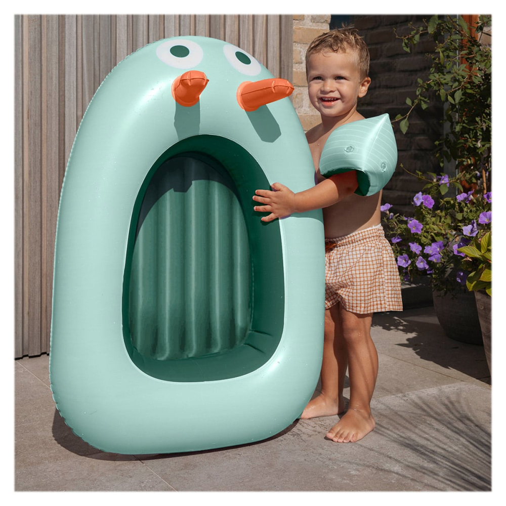 Barcuta gonflabila, verde, Quut Toys, copii varsta 3-7 ani [2]