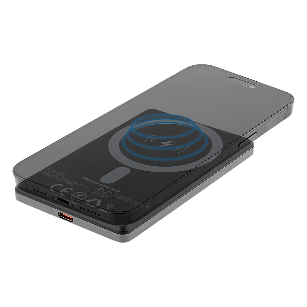 Baterie externă Tellur 5000mAh, PD20W, compatibil MagSafe, gri [13]