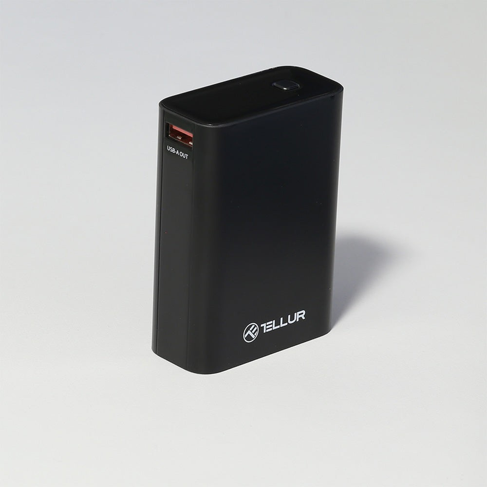 Baterie externă Tellur Compact Pro PD702 20000mAh QC3.0 22.5W + PD20W, LCD display, negru [4]
