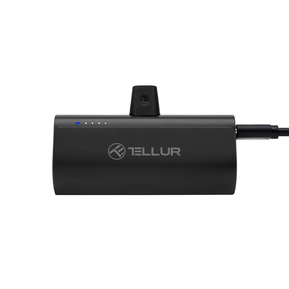 Baterie externă Tellur PD203 5000mAh, QC3.0 18W + PD20W, Lightning, negru [14]