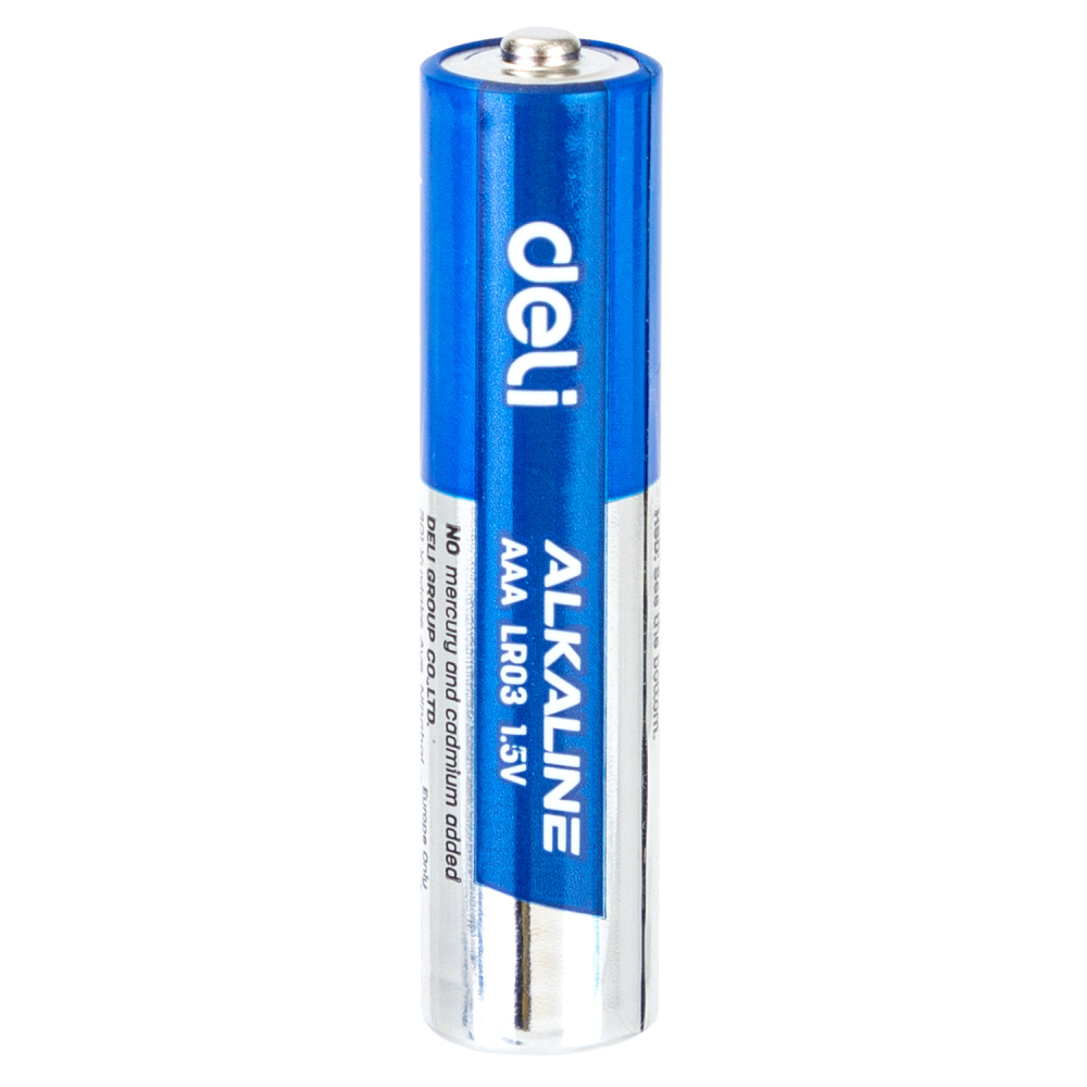 Baterii r3(aaa) alcaline blister 1 buc deli [2]