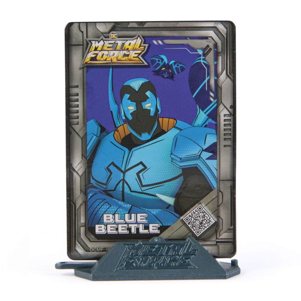 Batman dc eroii metal force figurina blue beetle 10cm, varsta de la 4 ani la 9 ani [8]