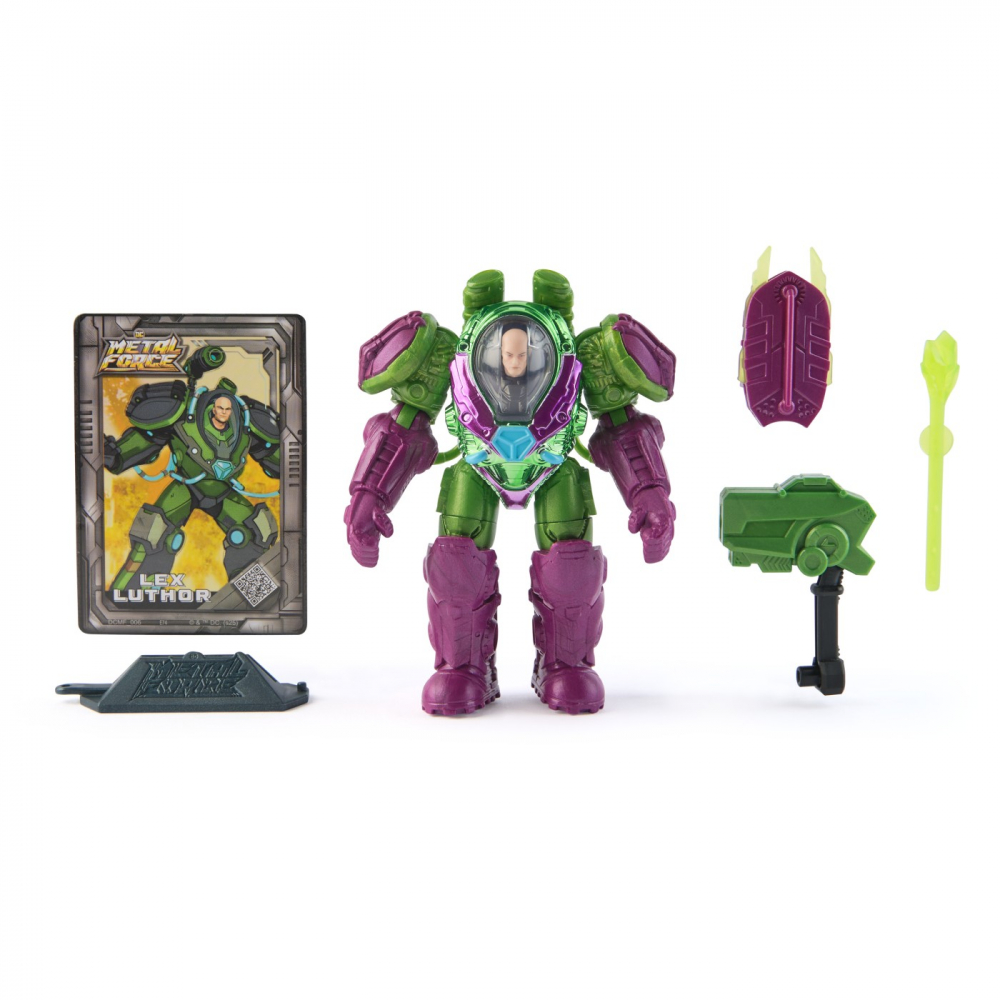 Batman dc eroii metal force figurina lex luther 10cm, varsta de la 4 ani la 9 ani [2]