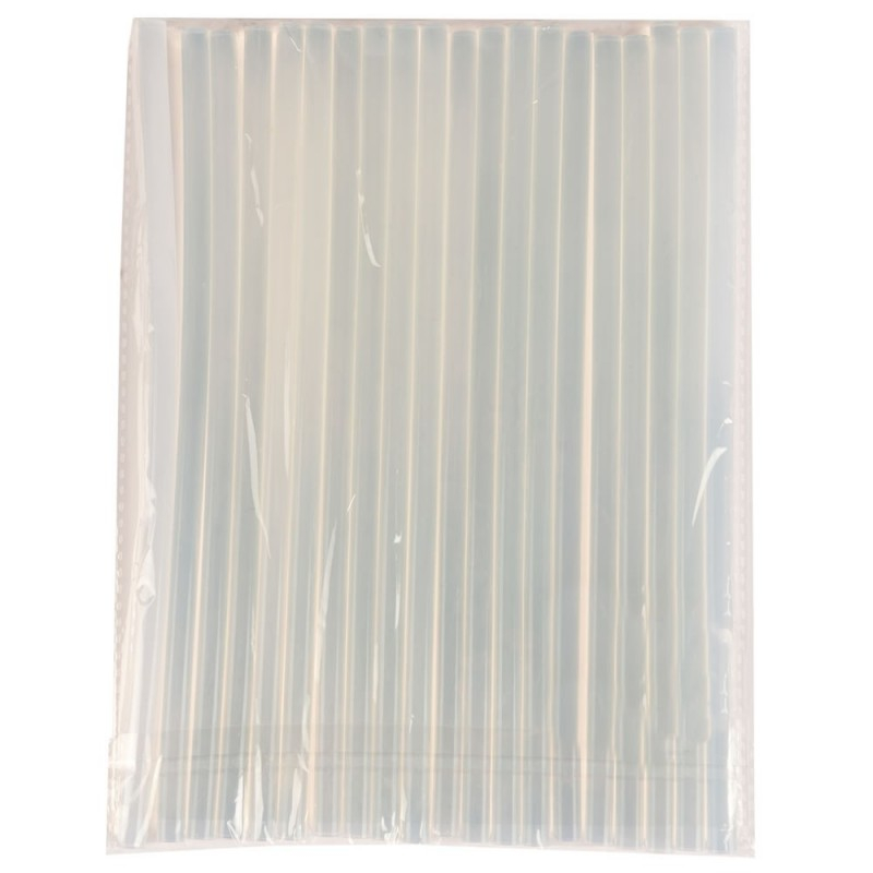 Baton silicon CNX, lipire la cald, 7mm x 20cm, alb, transparent, set 20 buc [2]