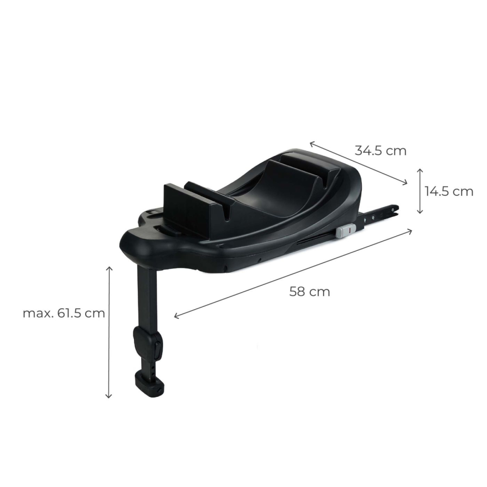 Baza isofix scoica kinderkraft mink fx 2 copii varsta 0 luni - 2 ani [4]