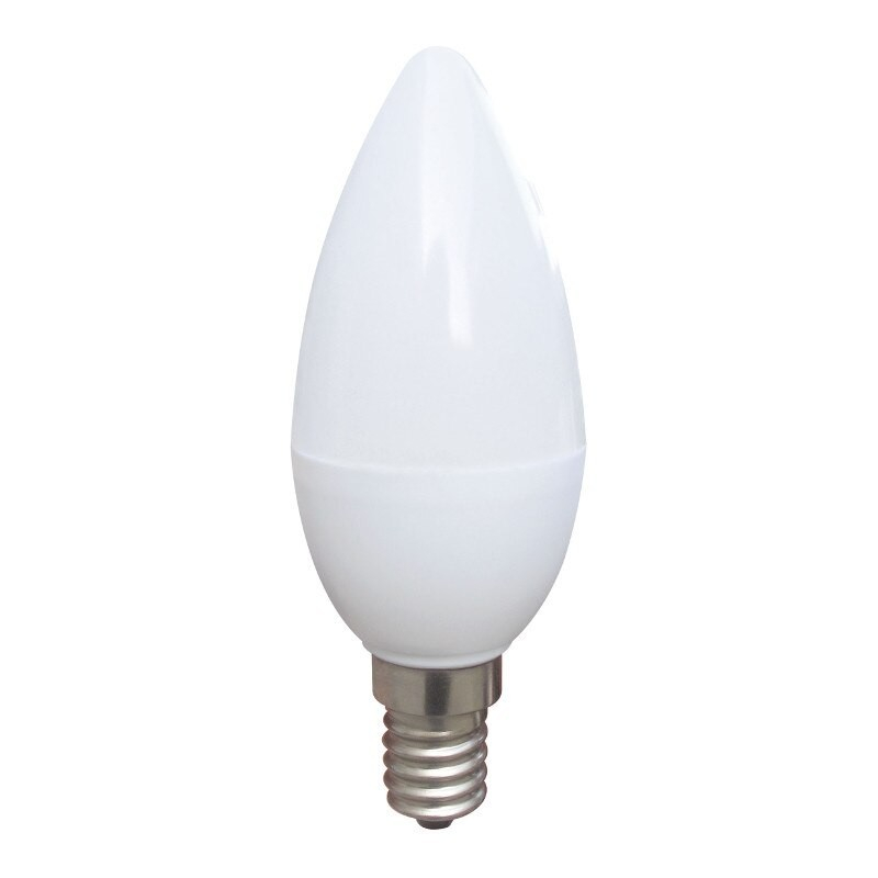 Bec economic cu led 7Watt Omega E14 OMELE14C-7W-2800, 600 lumeni, 43534, 2800K alb rece [2]