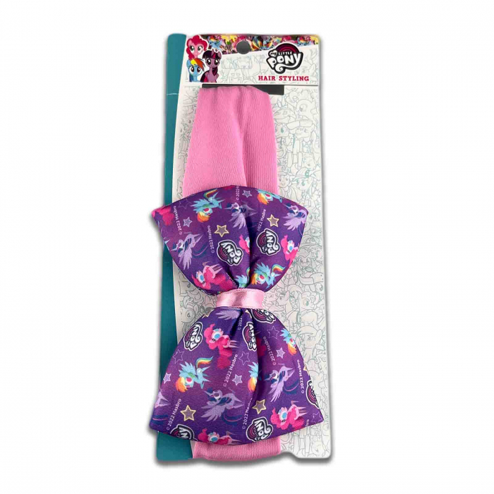 Accesorii Par, Bentita Elastica cu fundita, My Little Pony, Mov [4]