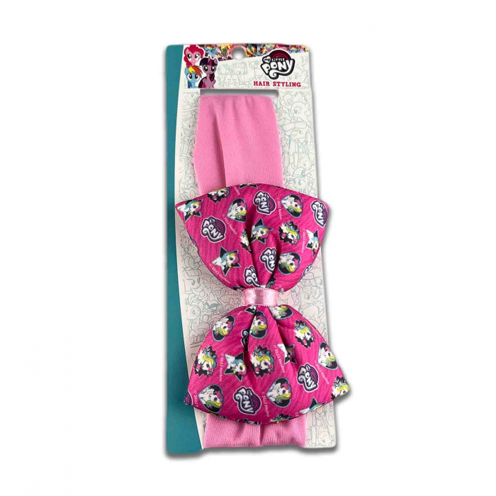 Accesorii Par, Bentita Elastica cu fundita, My Little Pony, Magenta [4]