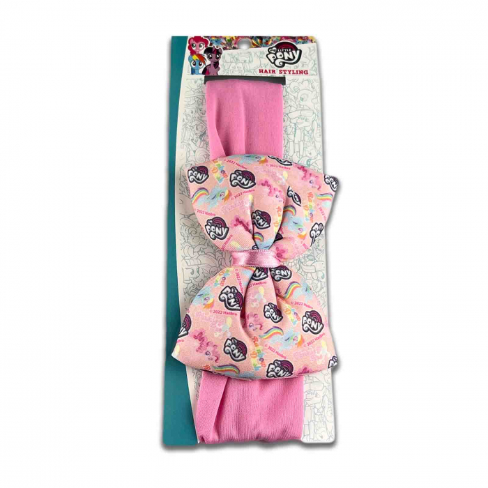 Accesorii Par, Bentita Elastica cu fundita, My Little Pony, Roz [4]