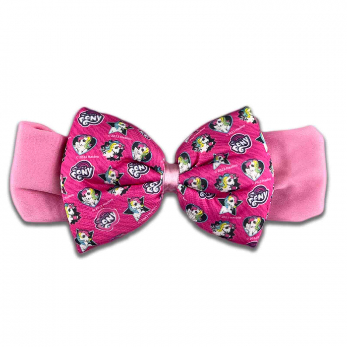 Accesorii Par, Bentita Elastica cu fundita, My Little Pony, Magenta [3]