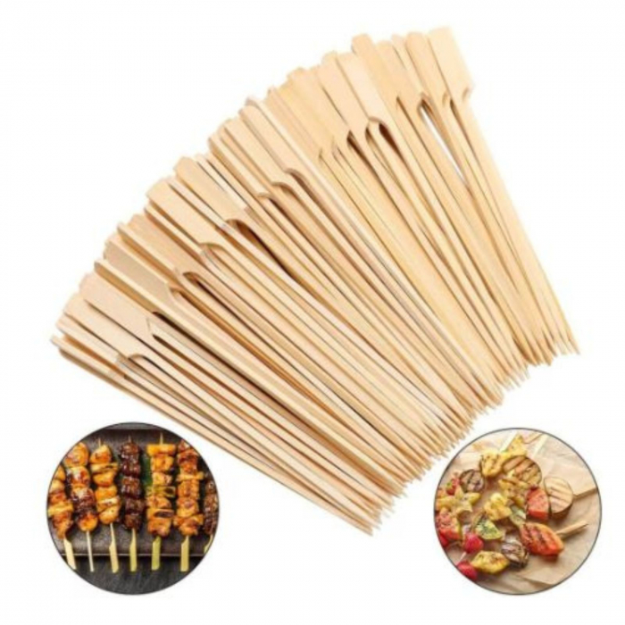 Bete frigarui pentru aperitive si cocktail, din lemn, 15 cm, 50 buc [2]