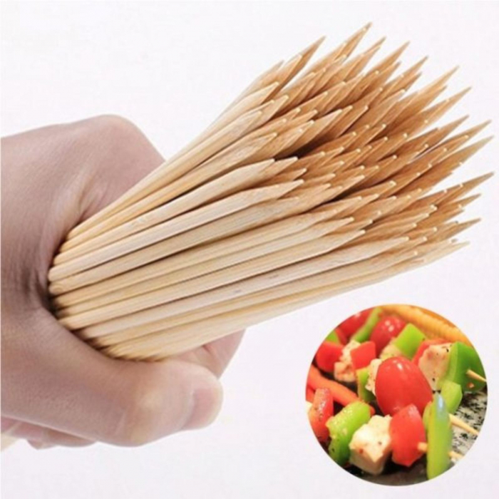 Bete frigarui pentru aperitive si cocktail, din lemn, 25 cm, 100 buc [4]