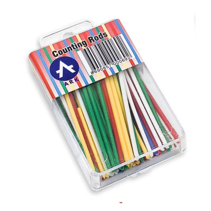 Betisoare colorate pentru numarat, 80-100 buc, 7 cm, PVC – invatare prin joaca [2]