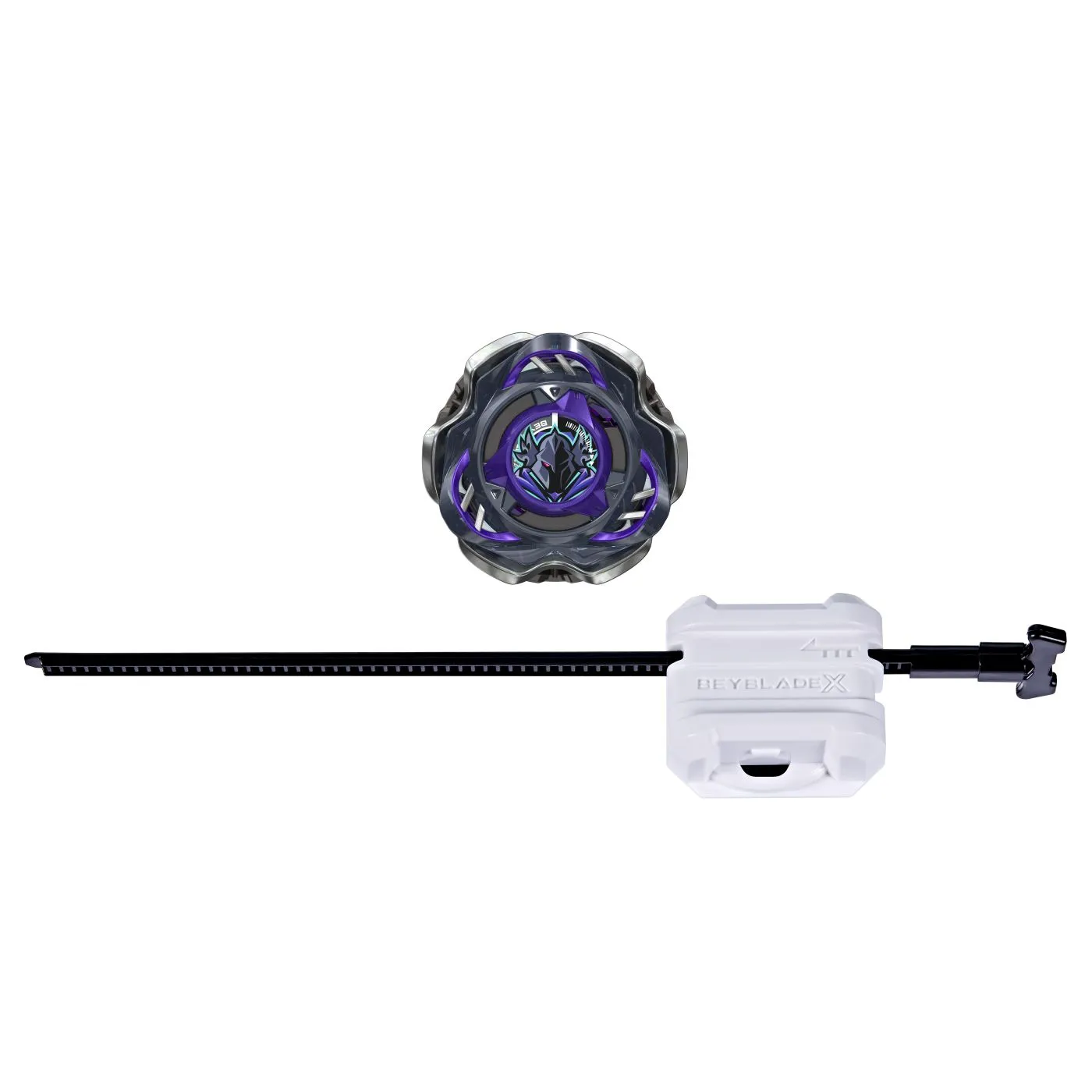 Beyblade x let it rip set lansator si roata dark perseus b 6-80w, copii varsta 8 ani pana la 12 ani [2]