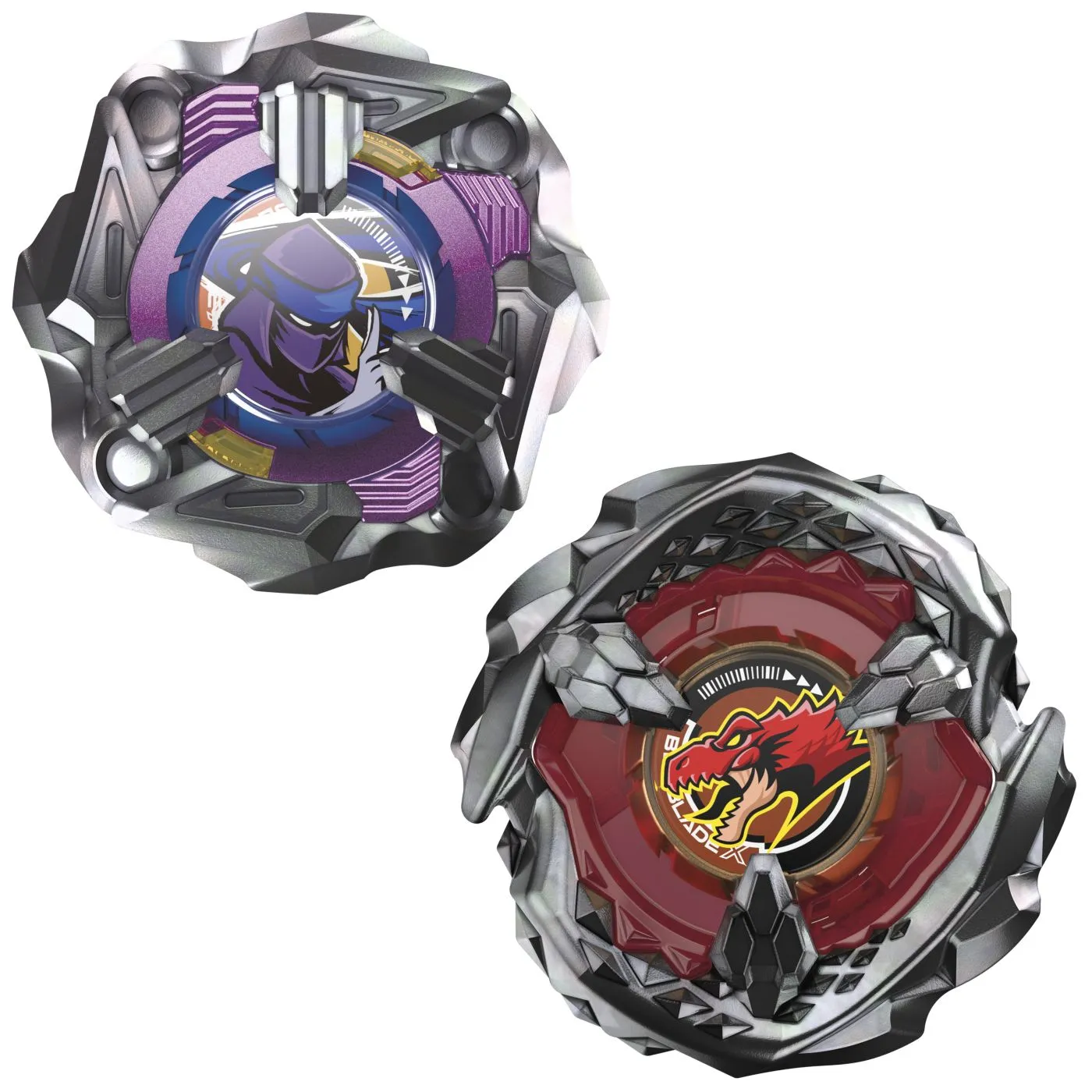 Beyblade x pachet duo beat tyranno 4-70q si knife shinobi 4-80hn, copii varsta 8 ani pana la 14 ani [3]