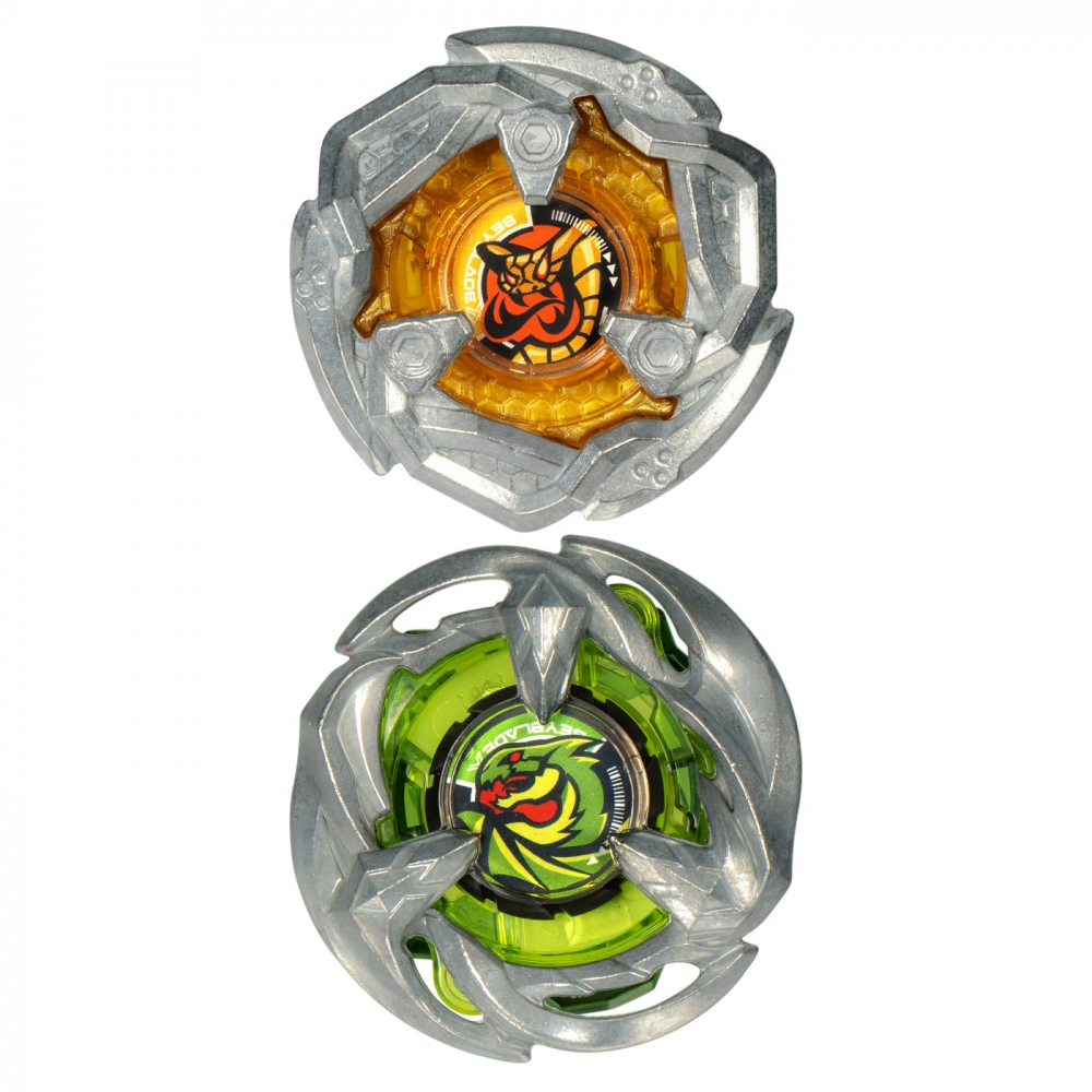 Beyblade x pachet duo tail viper 3-80hn si gale wyvern 5-80gb, varsta de la 8 ani la 14 ani [2]
