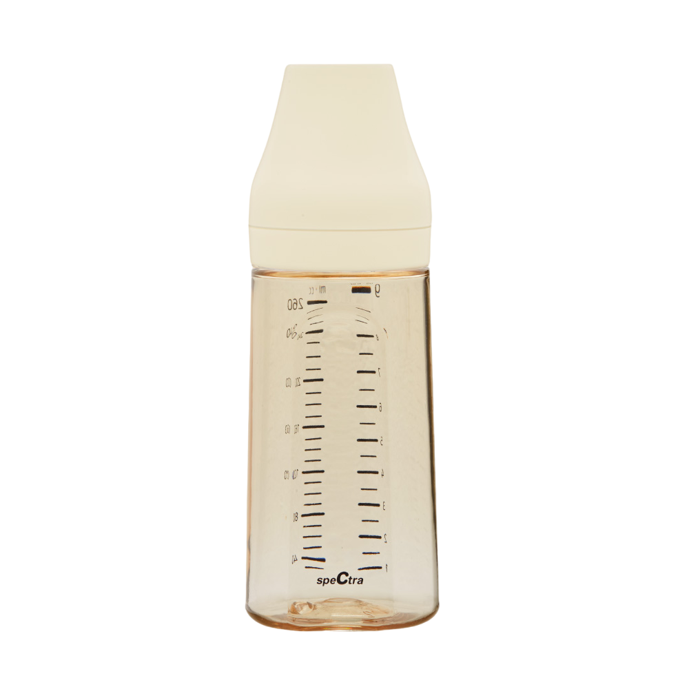 Biberon anticolici premium cu tetina L, galben (260 ml) [1]