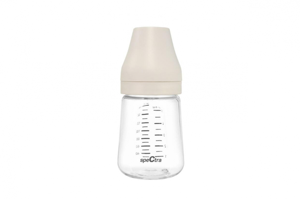 Biberon PA anticolici premium cu tetina S, crem (160 ml) [1]