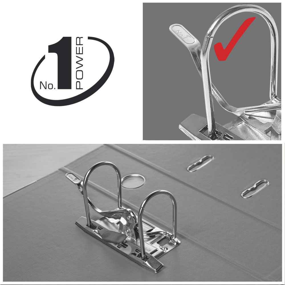 Biblioraft carton reciclat 5cm albastru nr1 power fsc esselte [4]