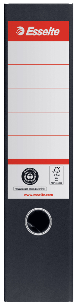 Biblioraft carton reciclat 7.5cm negru nr1 power fsc esselte [2]