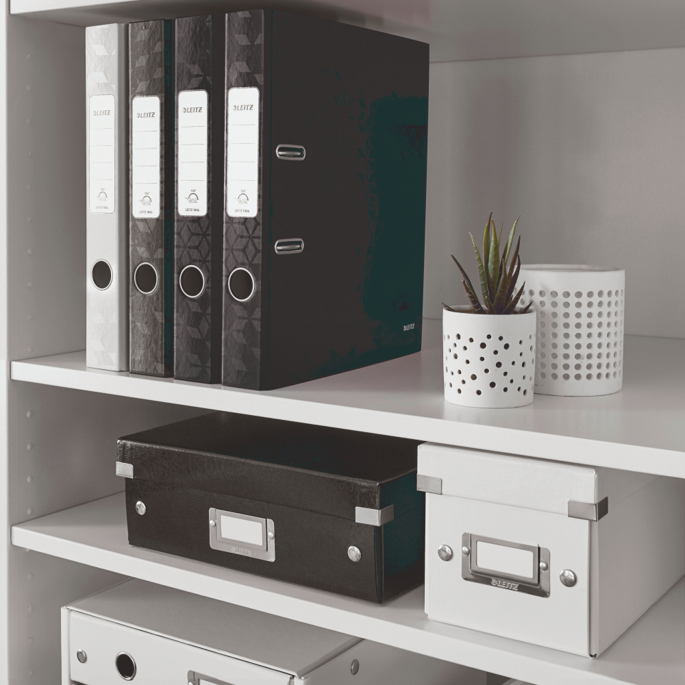 Biblioraft plastifiat 5.2 cm 180grade negru wow leitz [3]