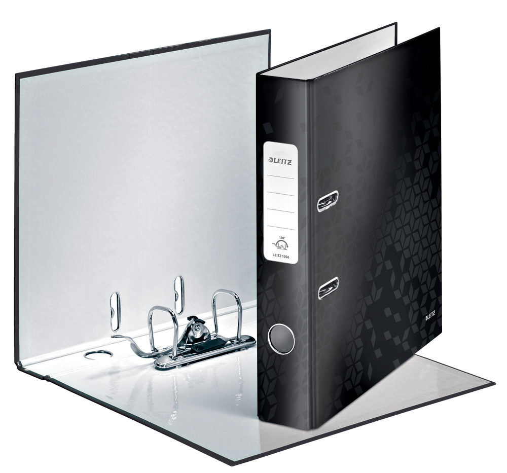 Biblioraft plastifiat 5.2 cm 180grade negru wow leitz [2]