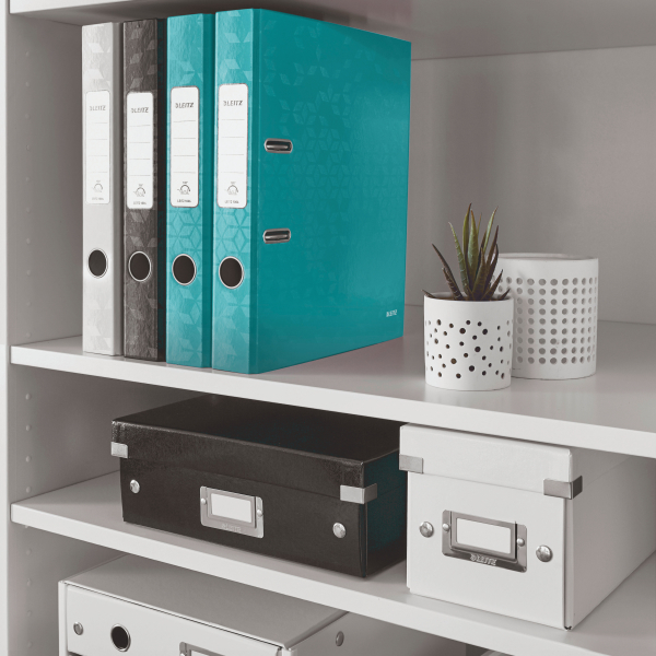 Biblioraft plastifiat 5.2 cm turcoaz metalizat wow leitz [5]