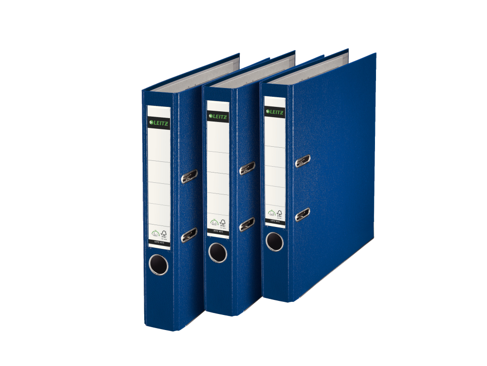 Biblioraft plastifiat 5cm 180g albastru leitz [3]