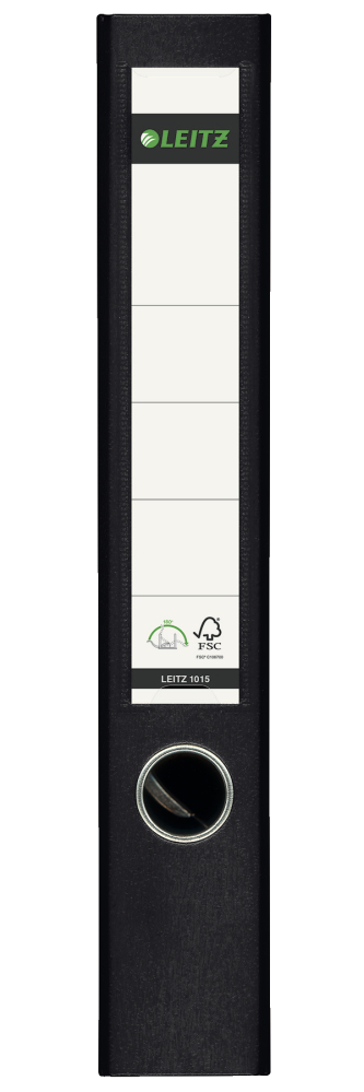 Biblioraft plastifiat 5cm 180g negru leitz [2]