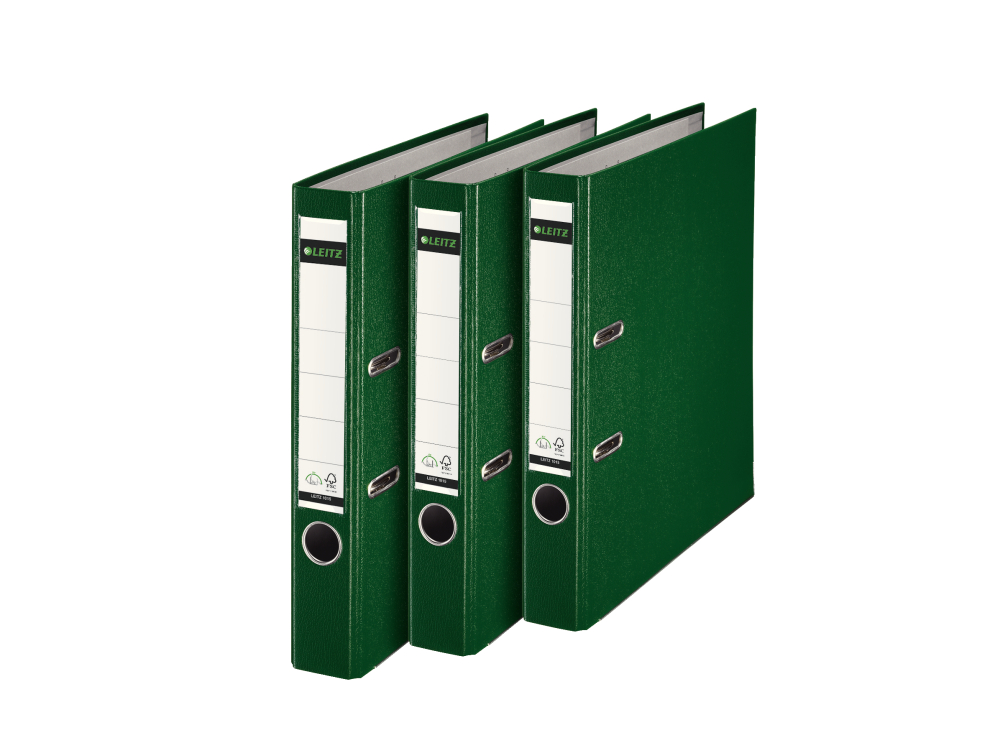 Biblioraft plastifiat 5cm 180grade verde leitz [3]