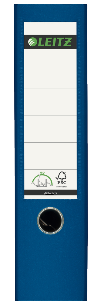 Biblioraft plastifiat 8cm 180grade albastru leitz [2]