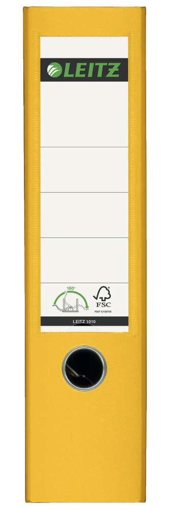 Biblioraft plastifiat 8cm 180grade galben leitz [2]