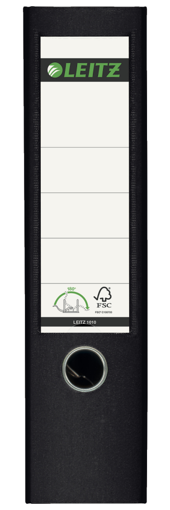Biblioraft plastifiat 8cm 180grade negru leitz [2]