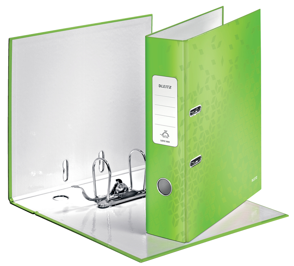 Biblioraft plastifiat 8cm 180grade verde wow leitz [2]