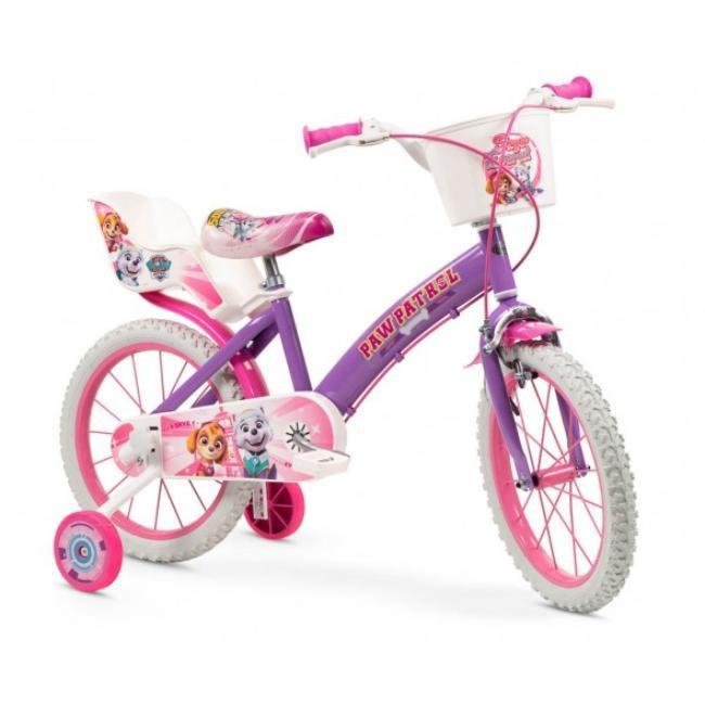 Bicicleta 16" Paw Patrol Fete Mov [1]