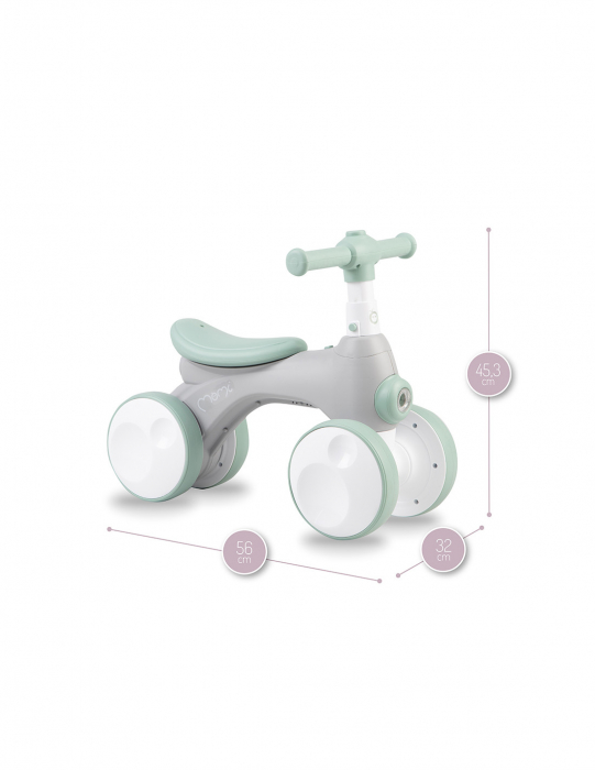 Bicicleta fara pedale pentru Copii 2 ani cu Baloane de Sapun, Sunete [9]