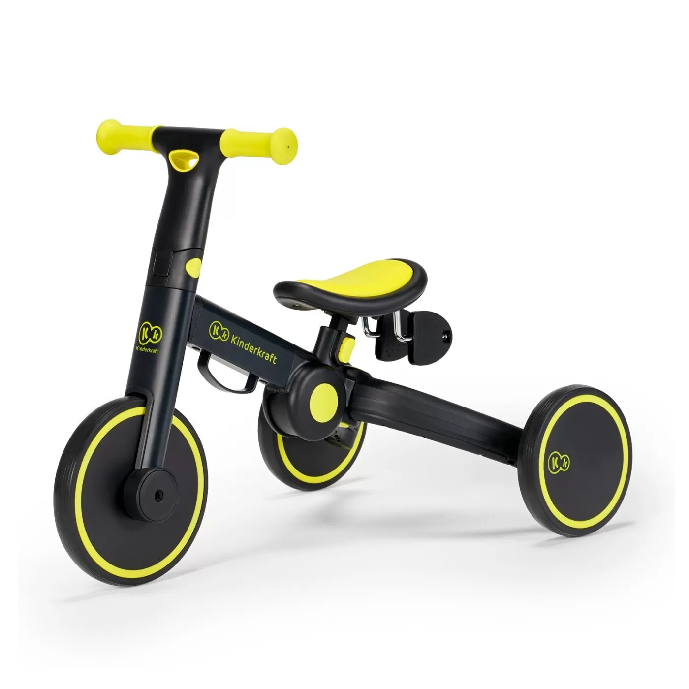 Bicicleta de echilibru / tricicleta kinderkraft 4trike, black volt, varsta de la 2 ani la 5 ani [5]