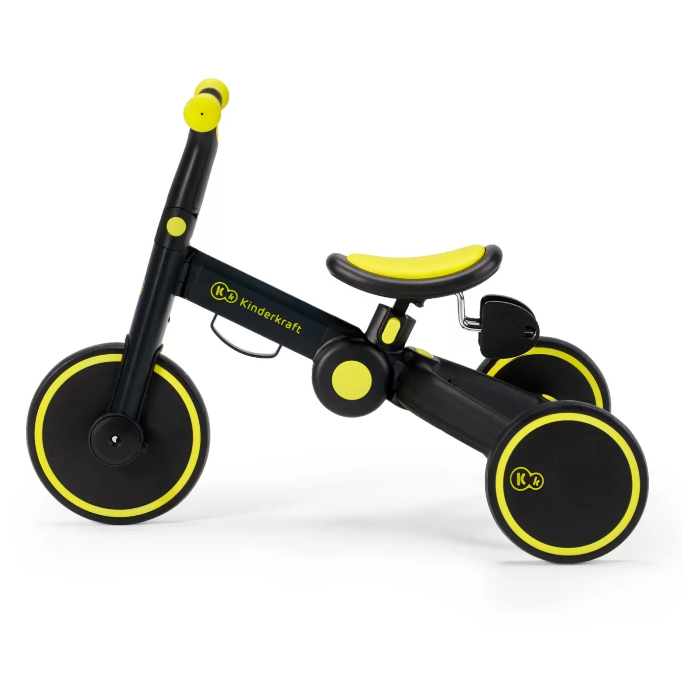 Bicicleta de echilibru / tricicleta kinderkraft 4trike, black volt, varsta de la 2 ani la 5 ani [6]
